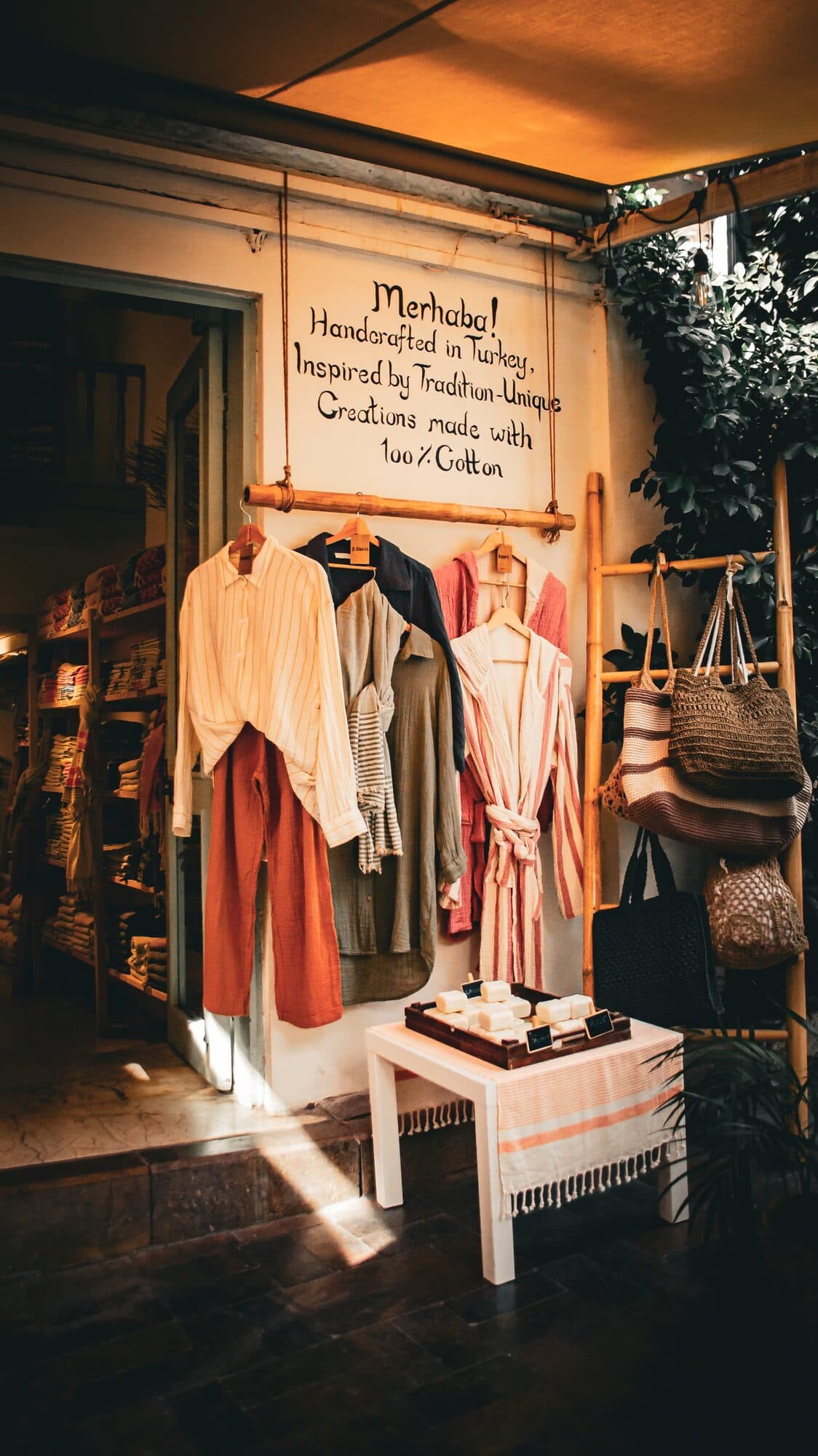Ambiente de una boutique local